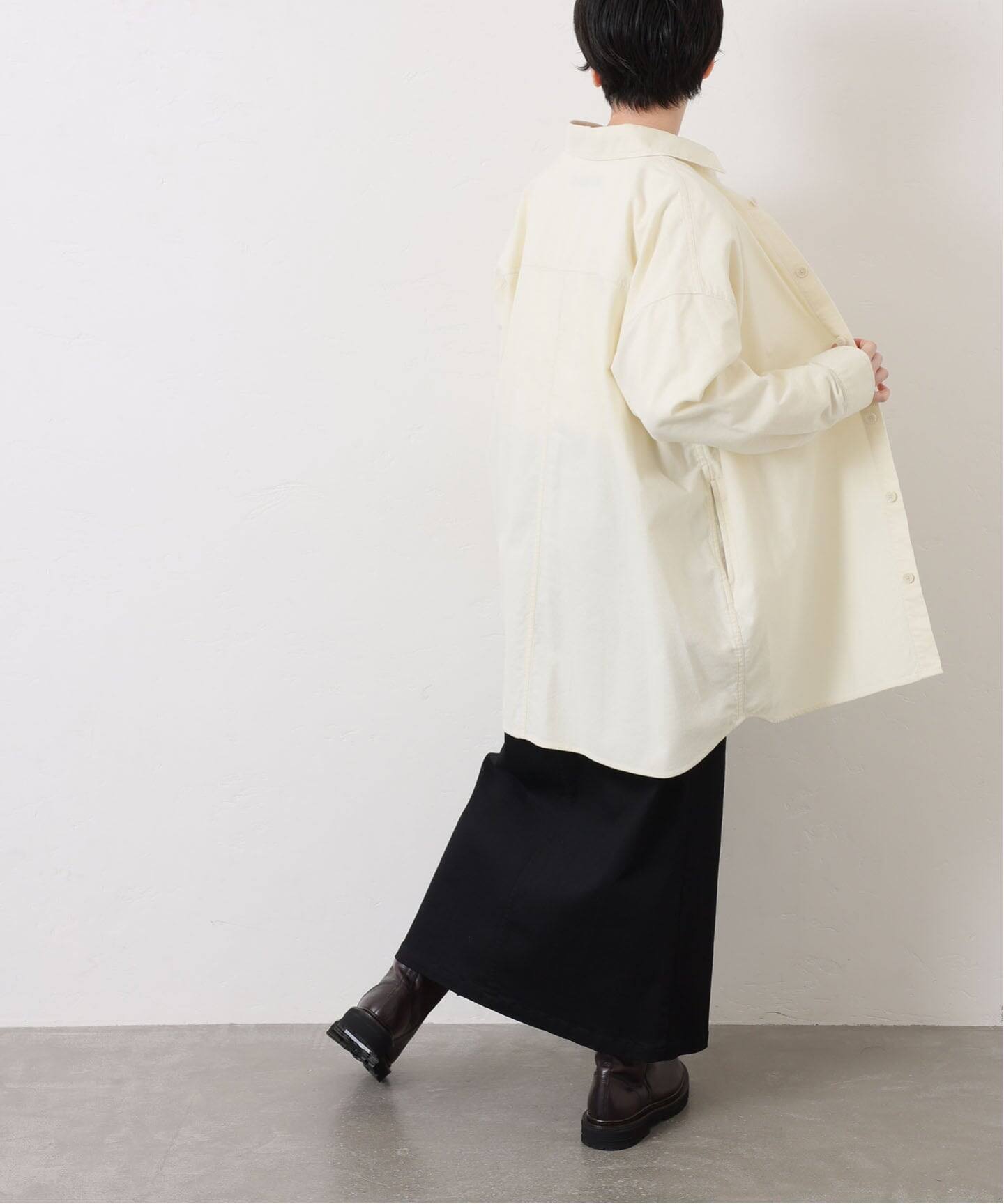 コットンスウェード ジーンシャツ（シャツ／ブラウス）｜journal