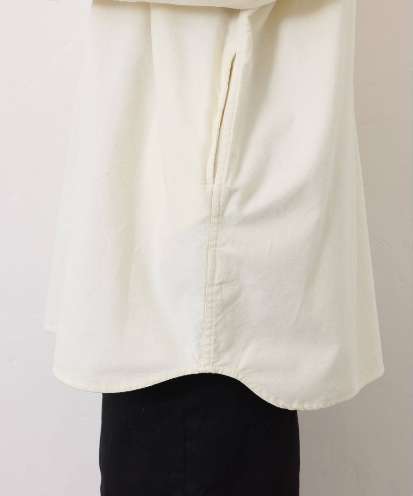 コットンスウェード ジーンシャツ（シャツ／ブラウス）｜journal