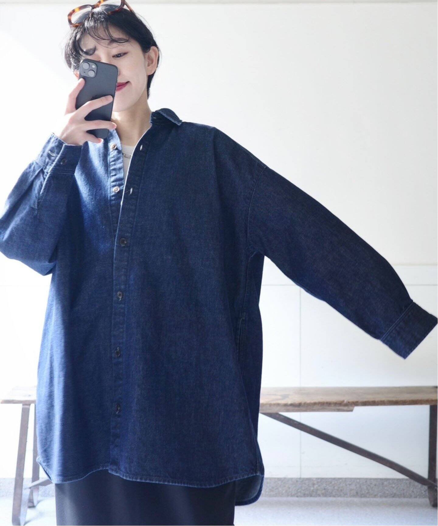 10oz ジーンシャツ（シャツ／ブラウス）｜journal standard luxe 