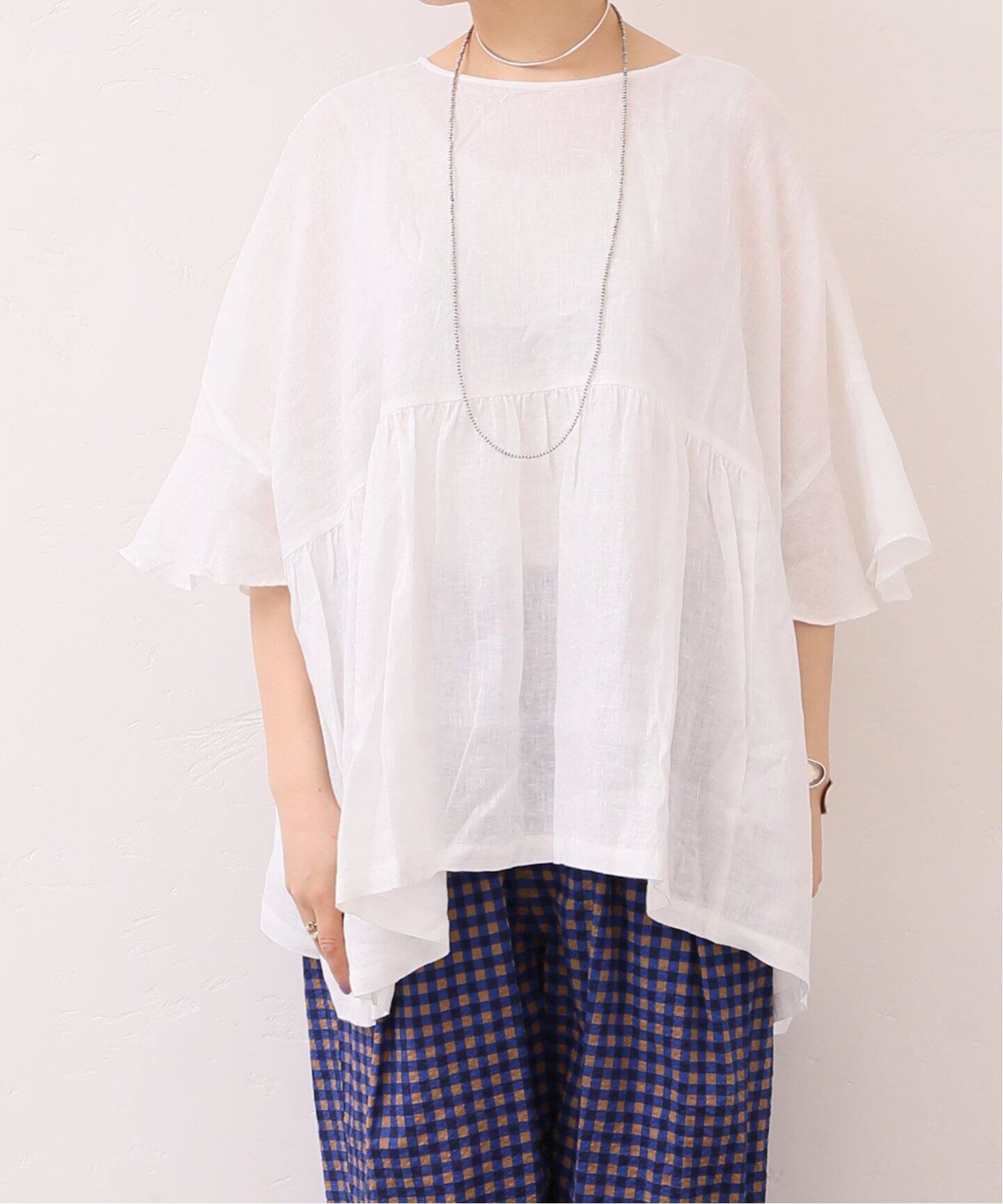 60リネン ギャザープル（シャツ／ブラウス）｜journal standard luxe