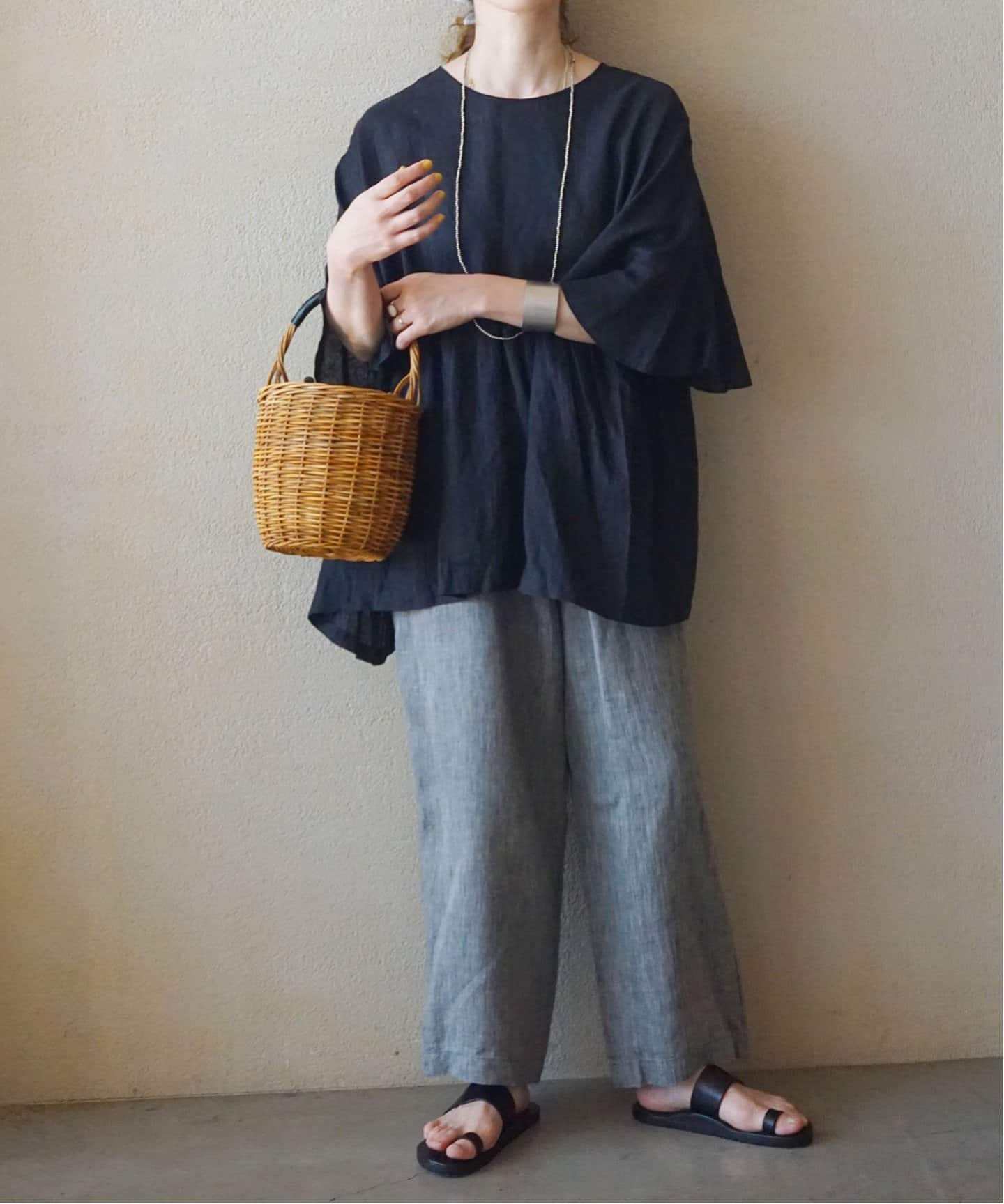 journal standard luxe 60リネン ギャザープル 追加予約》60リネン ギャザープル（シャツ／ブラウス）｜journal