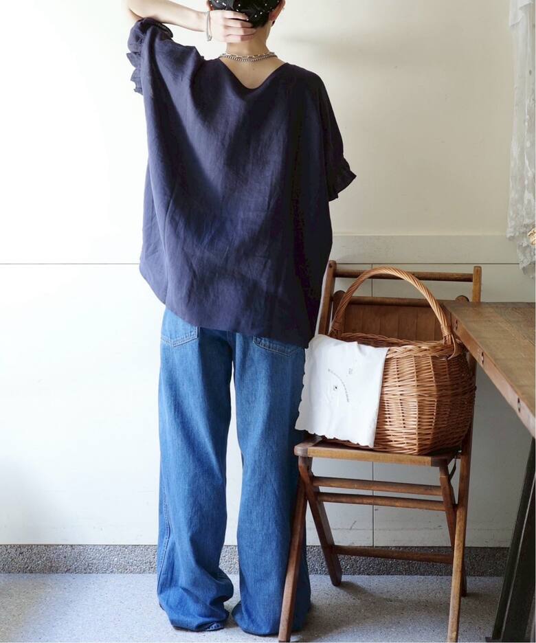 フレンチリネンフリルTOP（シャツ／ブラウス）｜journal standard luxe 