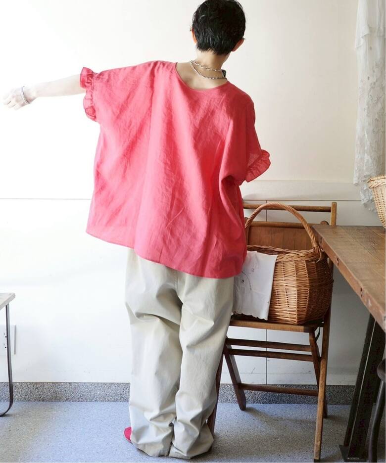 フレンチリネンフリルTOP（シャツ／ブラウス）｜journal standard luxe 