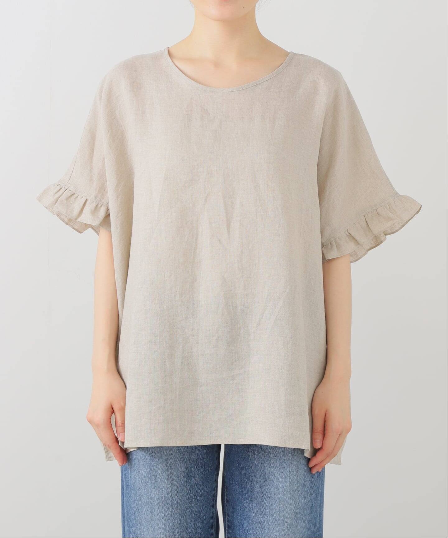 フレンチリネンフリルTOP（シャツ／ブラウス）｜journal standard luxe 
