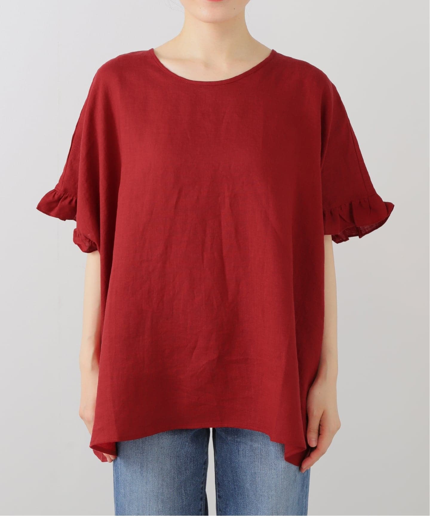 journal standard luxe リネンダンガリー フリルベスト journal standard luxe リネンダンガリー フリルベスト（リネン