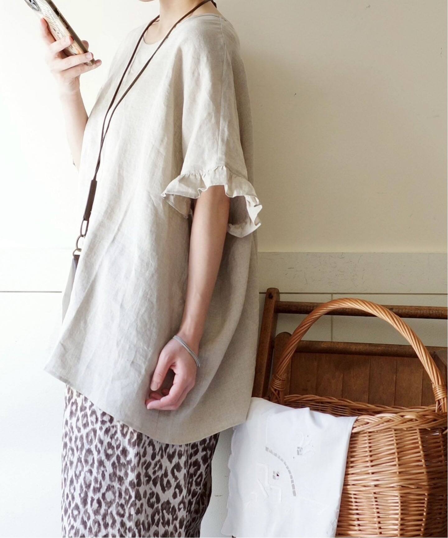 フレンチリネンフリルTOP（シャツ／ブラウス）｜journal standard luxe 
