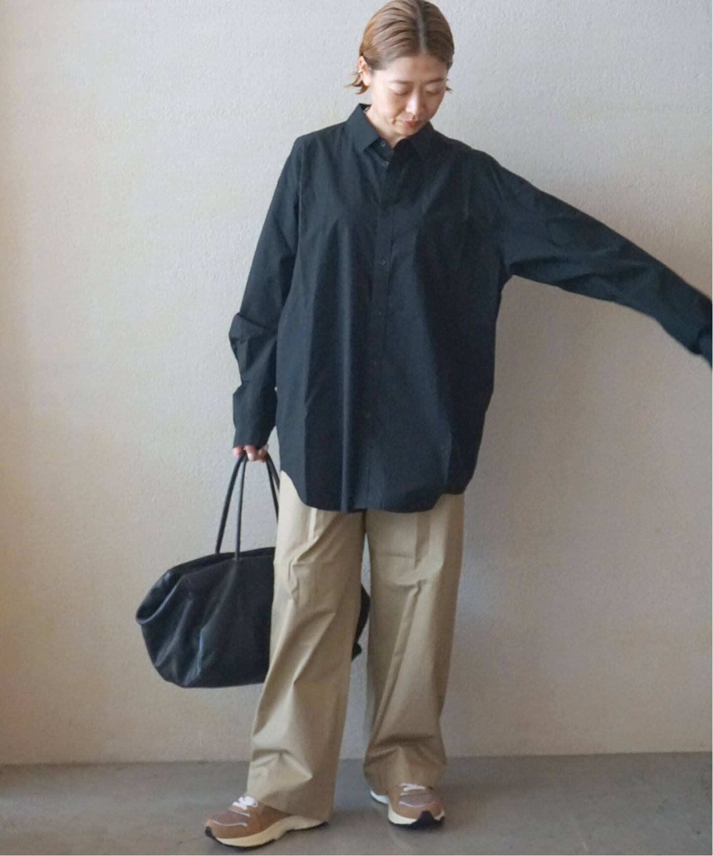 ATON】SUVIN BROAD WASHED SHIRT（シャツ／ブラウス）｜journal