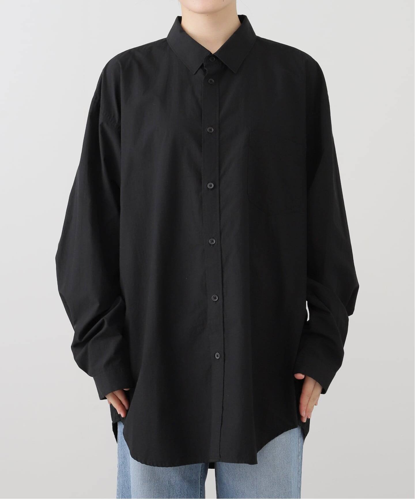 ATON】SUVIN BROAD WASHED SHIRT（シャツ／ブラウス）｜journal