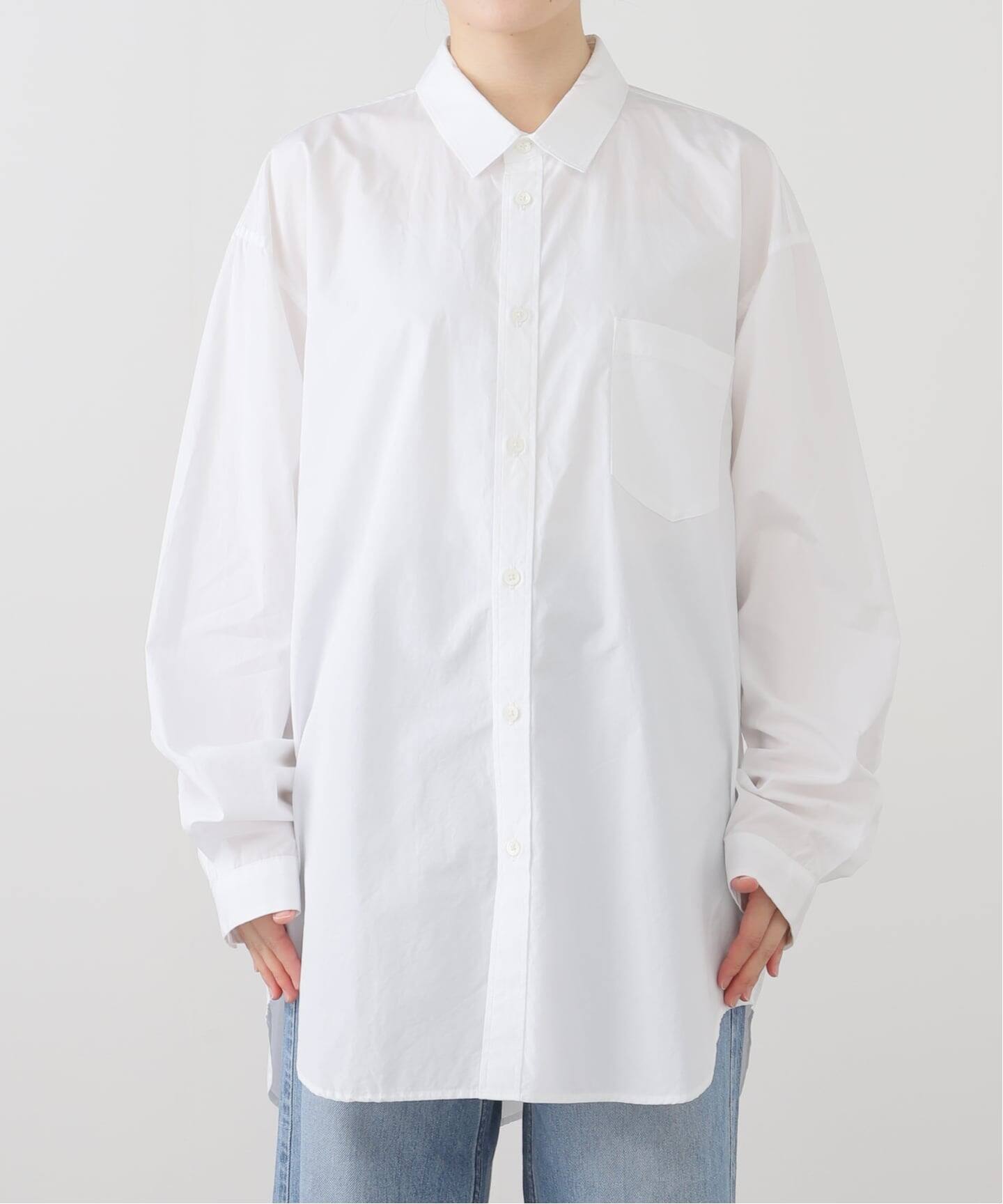 ATON】SUVIN BROAD WASHED SHIRT（シャツ／ブラウス）｜journal