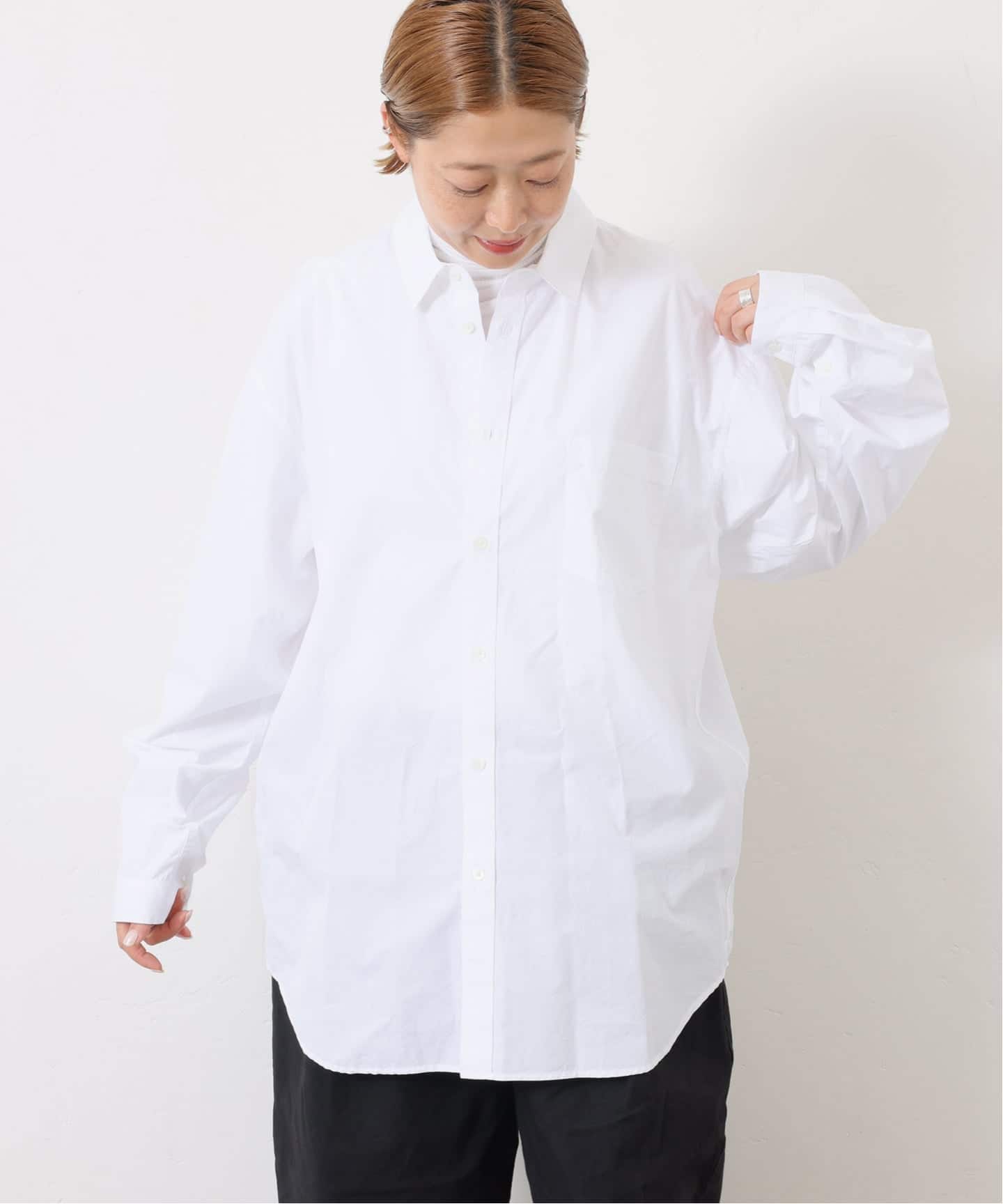 j.s luxe 購入、トップス セール】ニットライクカットソーサイドシャーリングワン