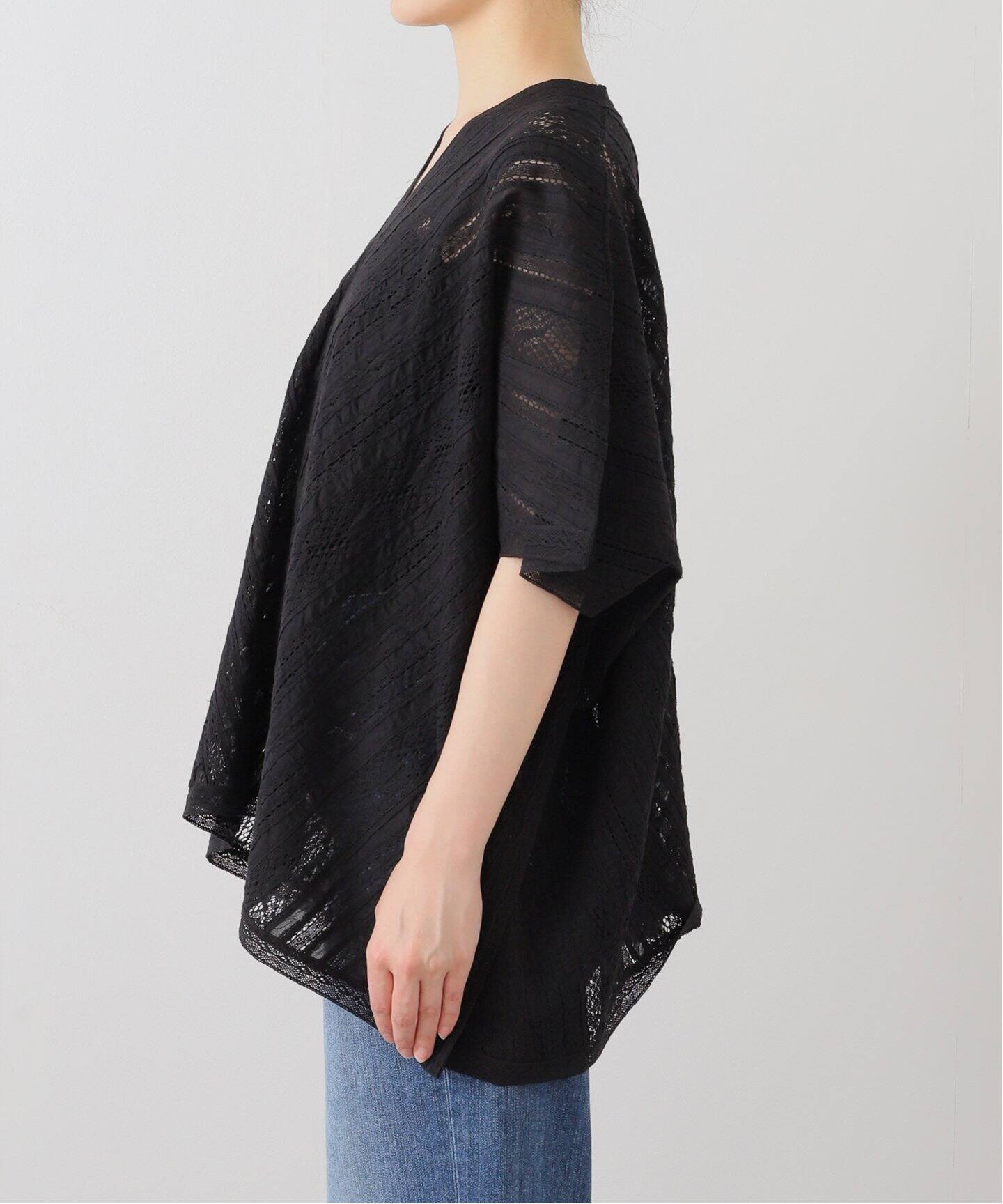 【新品タグつき】SOIL  ALL LACE PONCHO SOIL】VOILE LACE ALL LACE PONCHO（シャツ／ブラウス