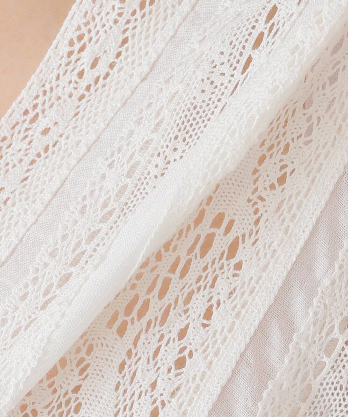 【新品タグつき】SOIL  ALL LACE PONCHO SOIL】VOILE LACE ALL LACE PONCHO（シャツ／ブラウス