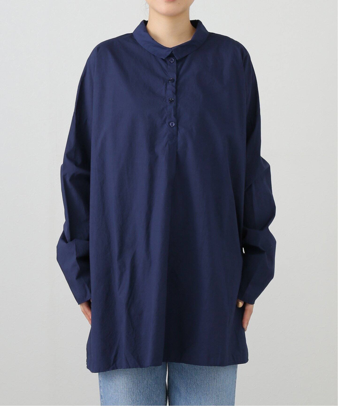 MANUELLE GUIBAL /マニュエルギバル】 WIDE PULL SHIRT（シャツ 