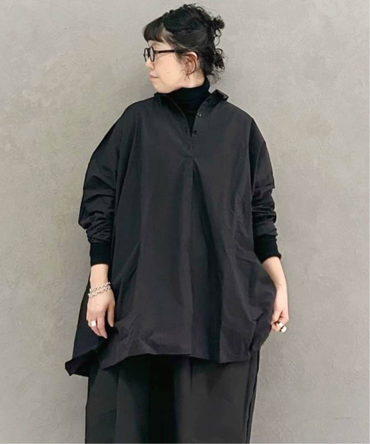 MANUELLE GUIBAL /マニュエルギバル】 WIDE PULL SHIRT（シャツ 