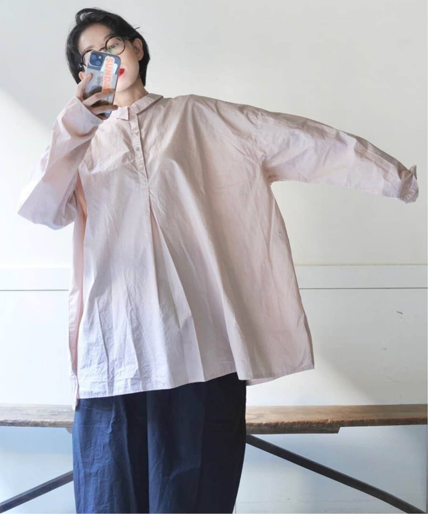 MANUELLE GUIBAL /マニュエルギバル】 WIDE PULL SHIRT（シャツ 