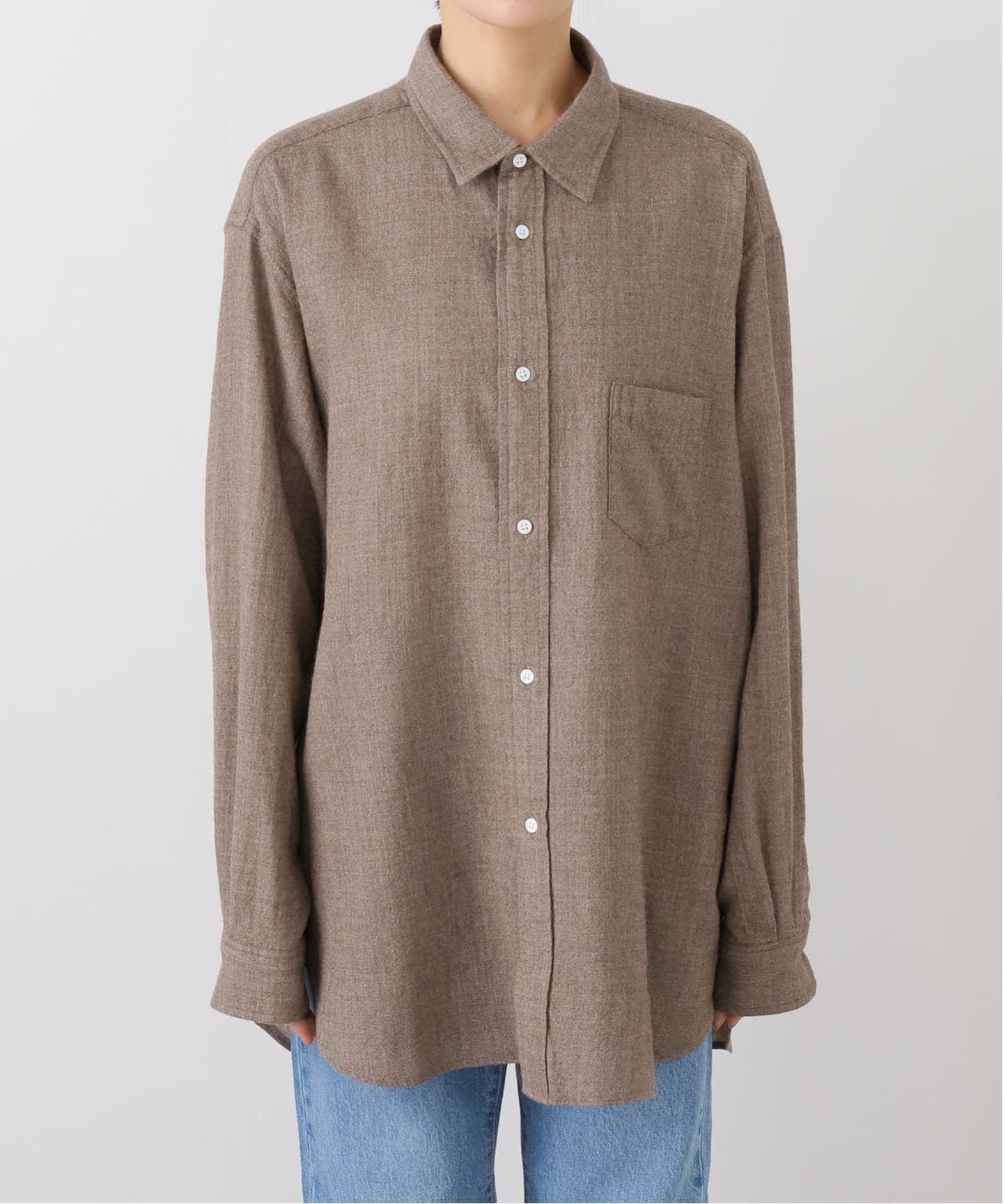 HERILL】 Natural wool Regularcollar（シャツ／ブラウス）｜journal