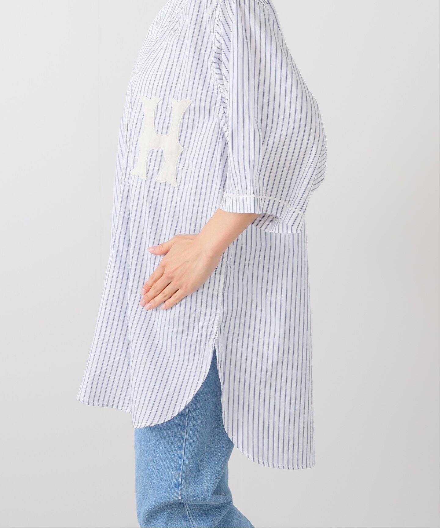 hari ベースボールシャツ HARi 】for luxe BASEBALL SHIRT（シャツ／ブラウス）｜journal