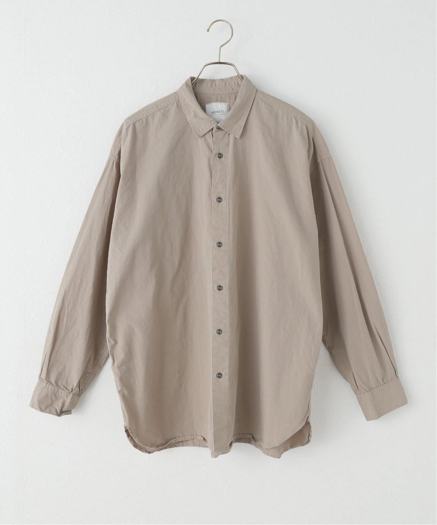 ジャーナルスタンダードラックス　ブラック 半袖ノーカラージャケット 半袖シャツ WEB限定 WARDROBE SMART】 Reflax オープンカラー シャツ