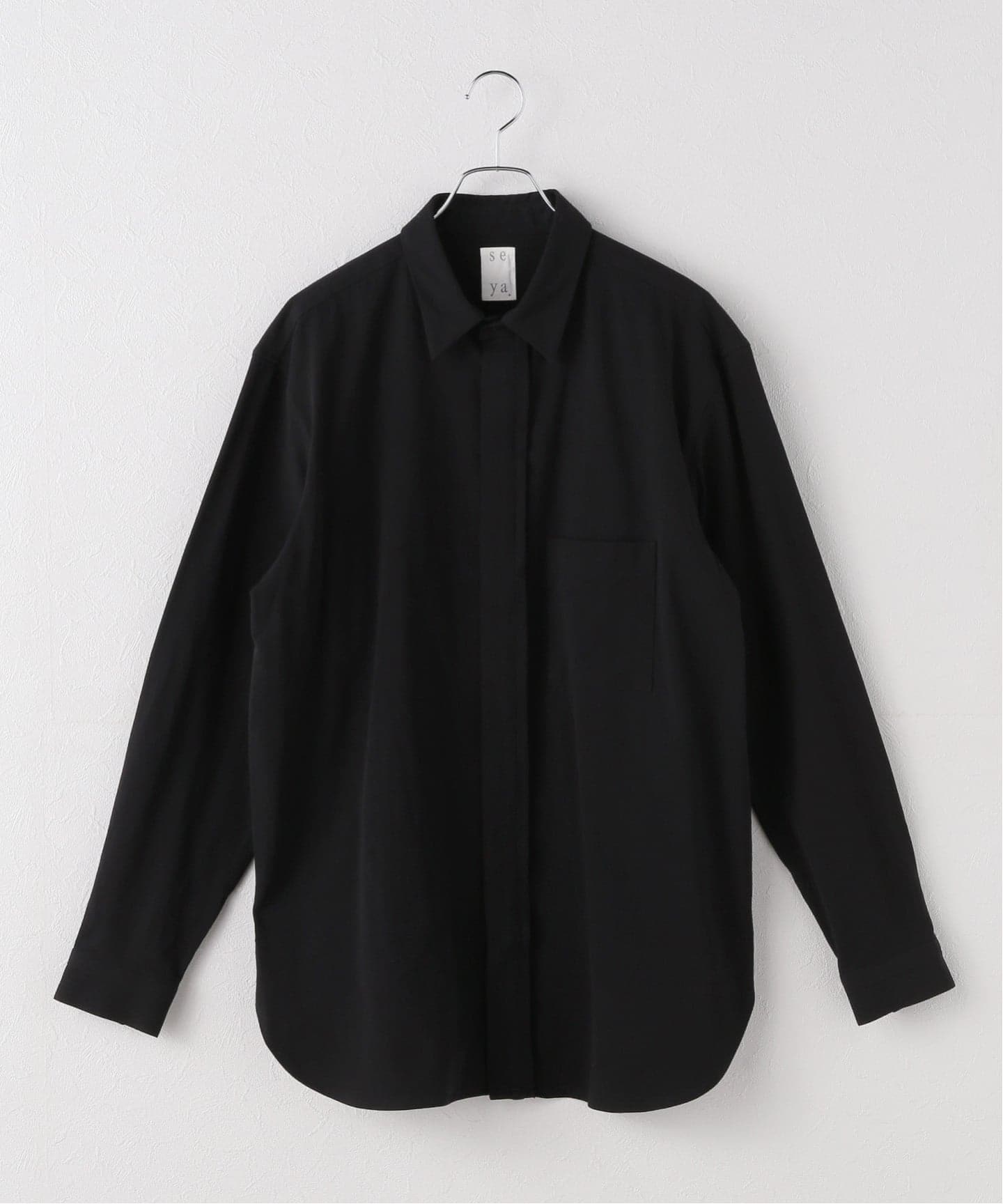 seya (ジャーナルスタンダードラックス) seya.】FRILLED SHIRT/DRY ORGANIC COTTON（シャツ／ブラウス