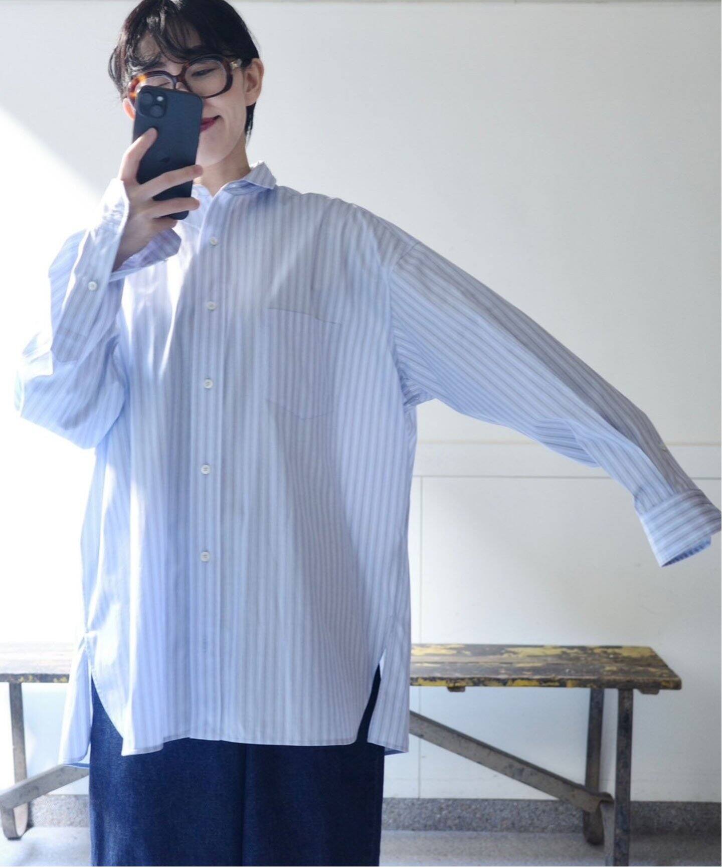TICCA/ティッカ】 SQUARE BIG SHIRT UNI（シャツ／ブラウス）｜journal 