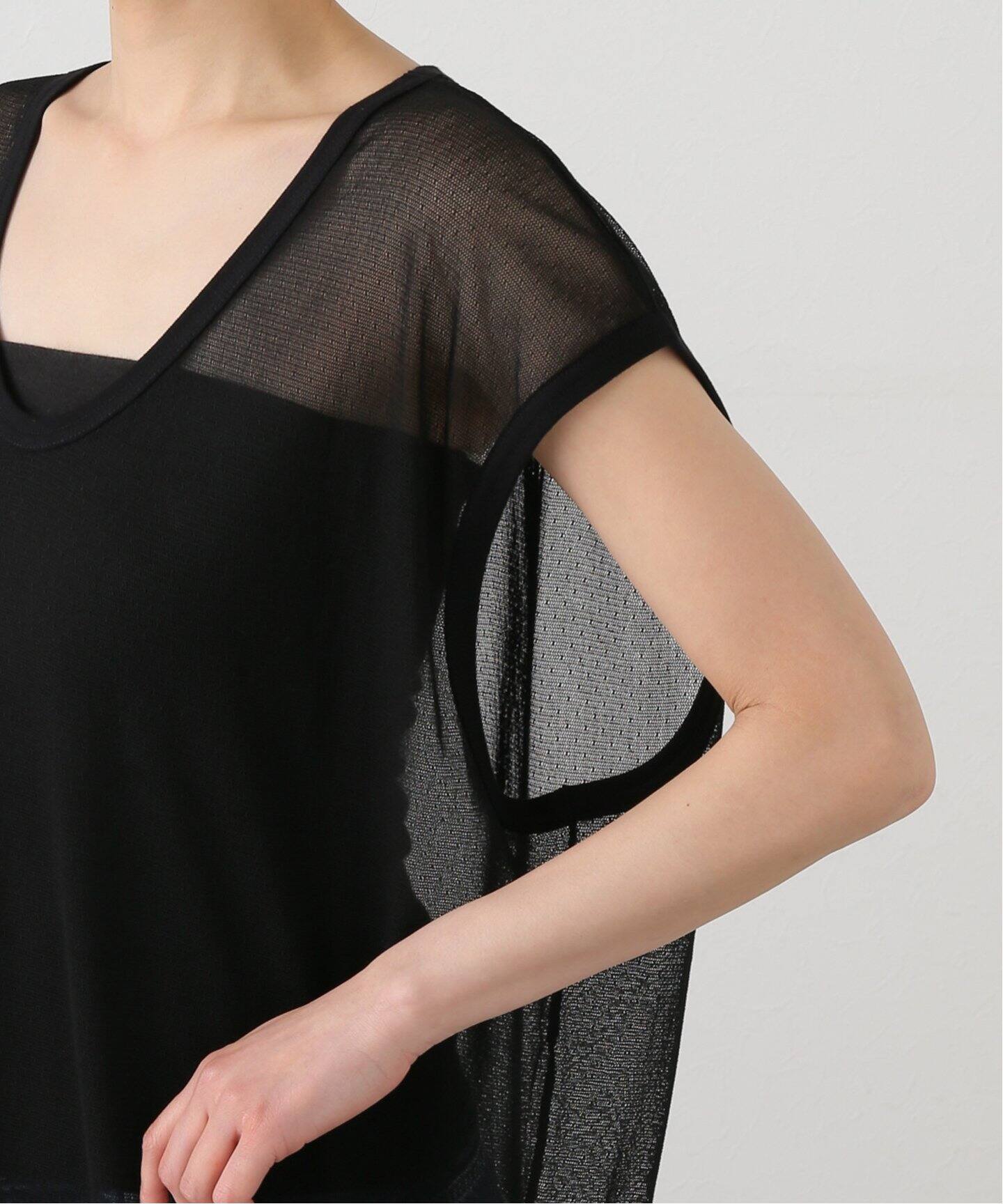 chimala】TULLE SLEEVELES TEE（その他トップス）｜journal standard