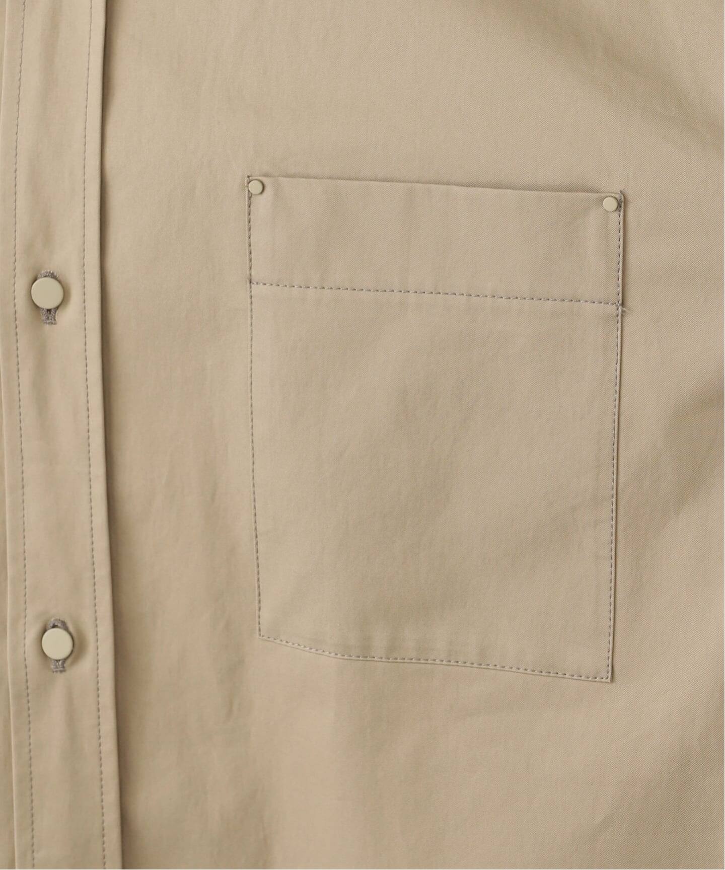ATON】ORGANIC COTTON TWILL OVERSIZED SHIR（シャツ／ブラウス