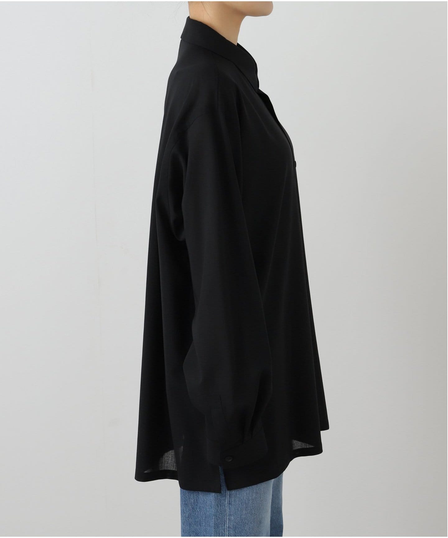 トップス ATON TWIST WOOL TROPICAL SHIRTS 4 TWIST WOOL TROPICAL | OVERSIZED SHIRTS – ATON | エイトン