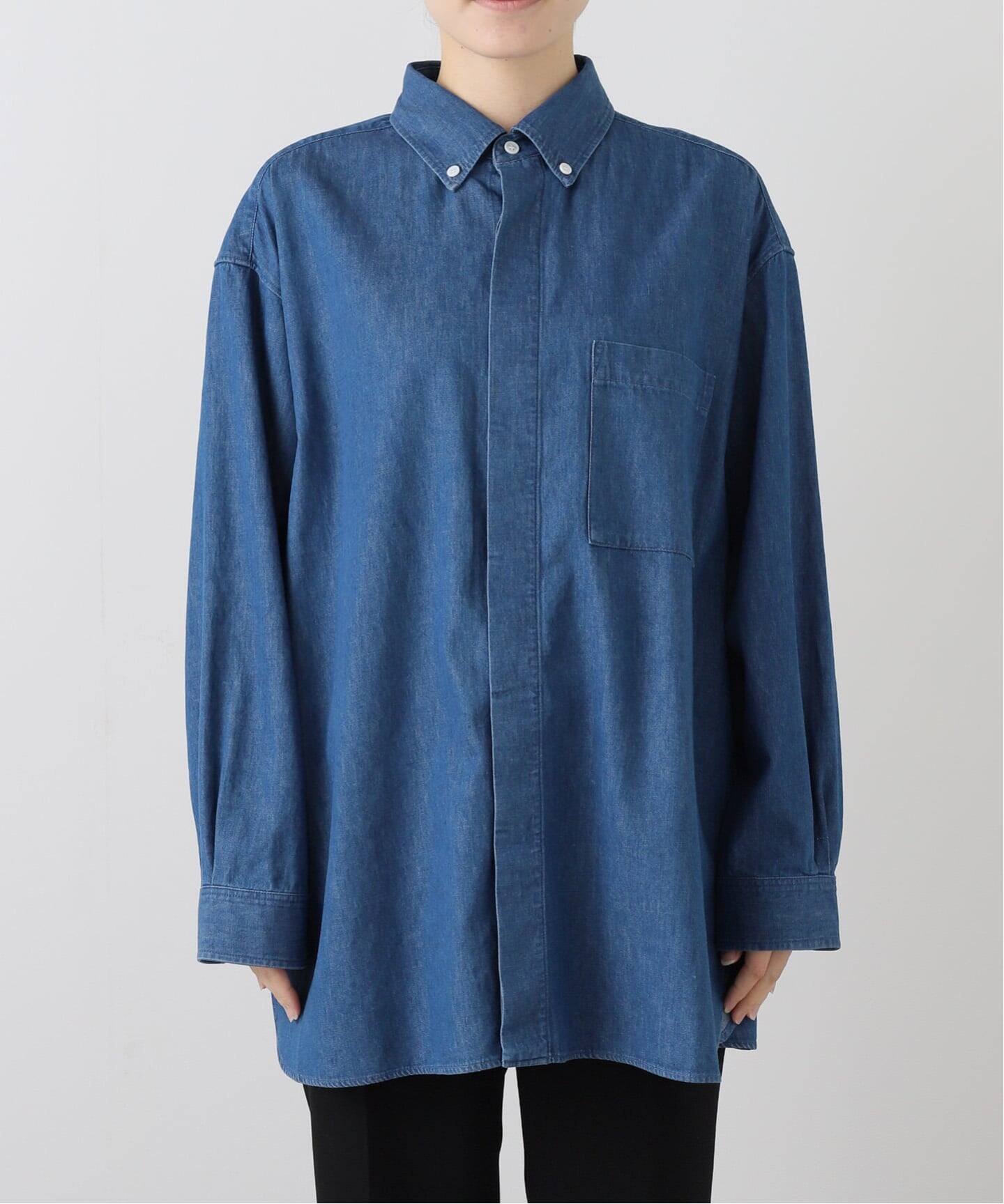 TOUJOURS】 6.5OZ.DENIM Baggy B.D.Shirt（シャツ／ブラウス
