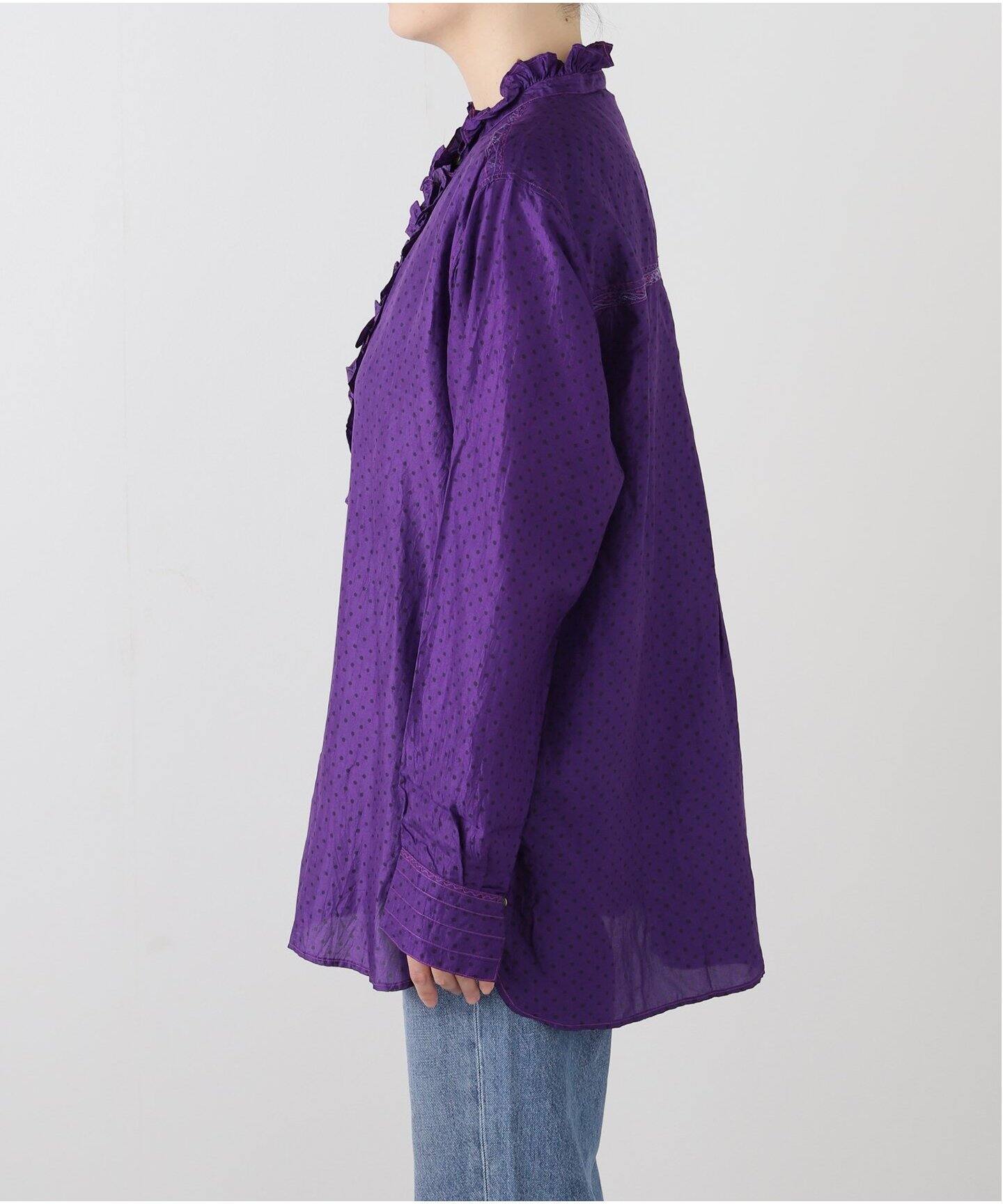 INJIRI/インジリ】 FRILL OPEN SHIRT（シャツ／ブラウス）｜journal 