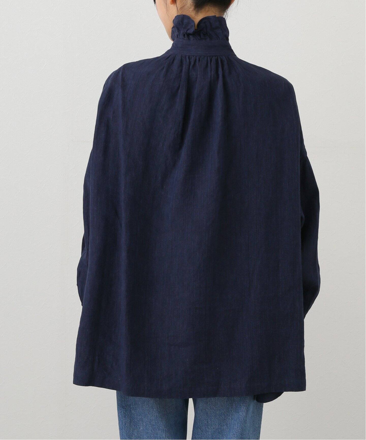 TOUJOURS 】 LINEN CLOTH Ruffle Shirt（シャツ／ブラウス）｜journal 