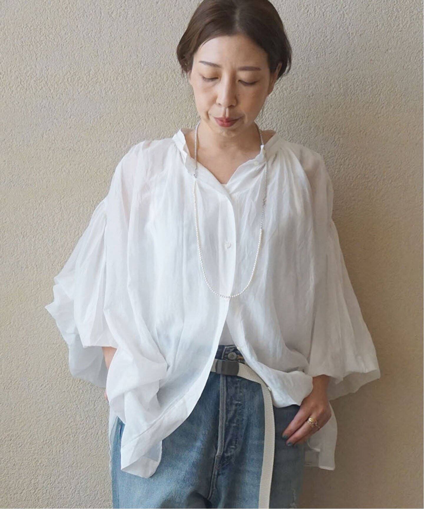 enrica】 GATHERED BLOUSE（シャツ／ブラウス）｜journal