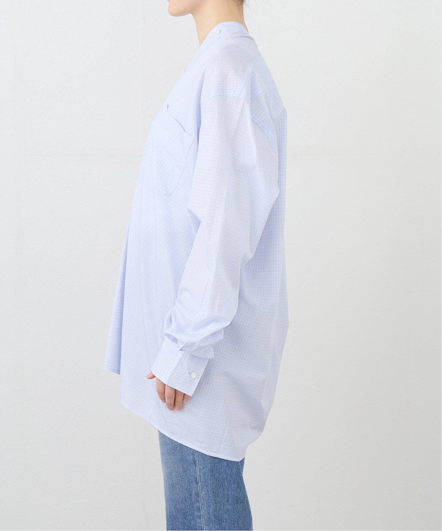 6397】COLLARLESS SHIRT（シャツ／ブラウス）｜journal standard