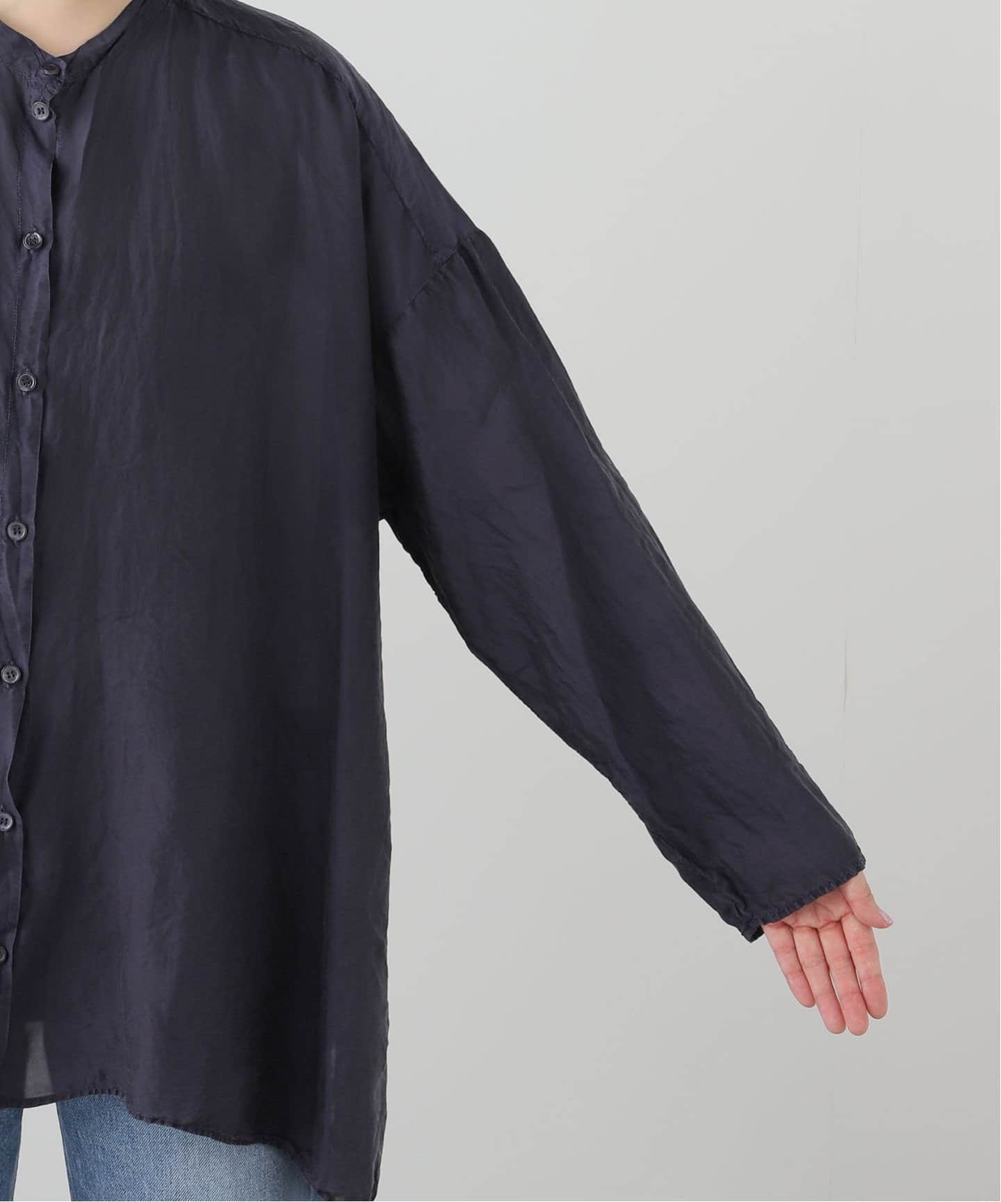 Manuelle Guibal ブラウス ホワイト サイズ1 MANUELLE GUIBAL 】SHIRT MAO SHYLK（シャツ／ブラウス）｜journal