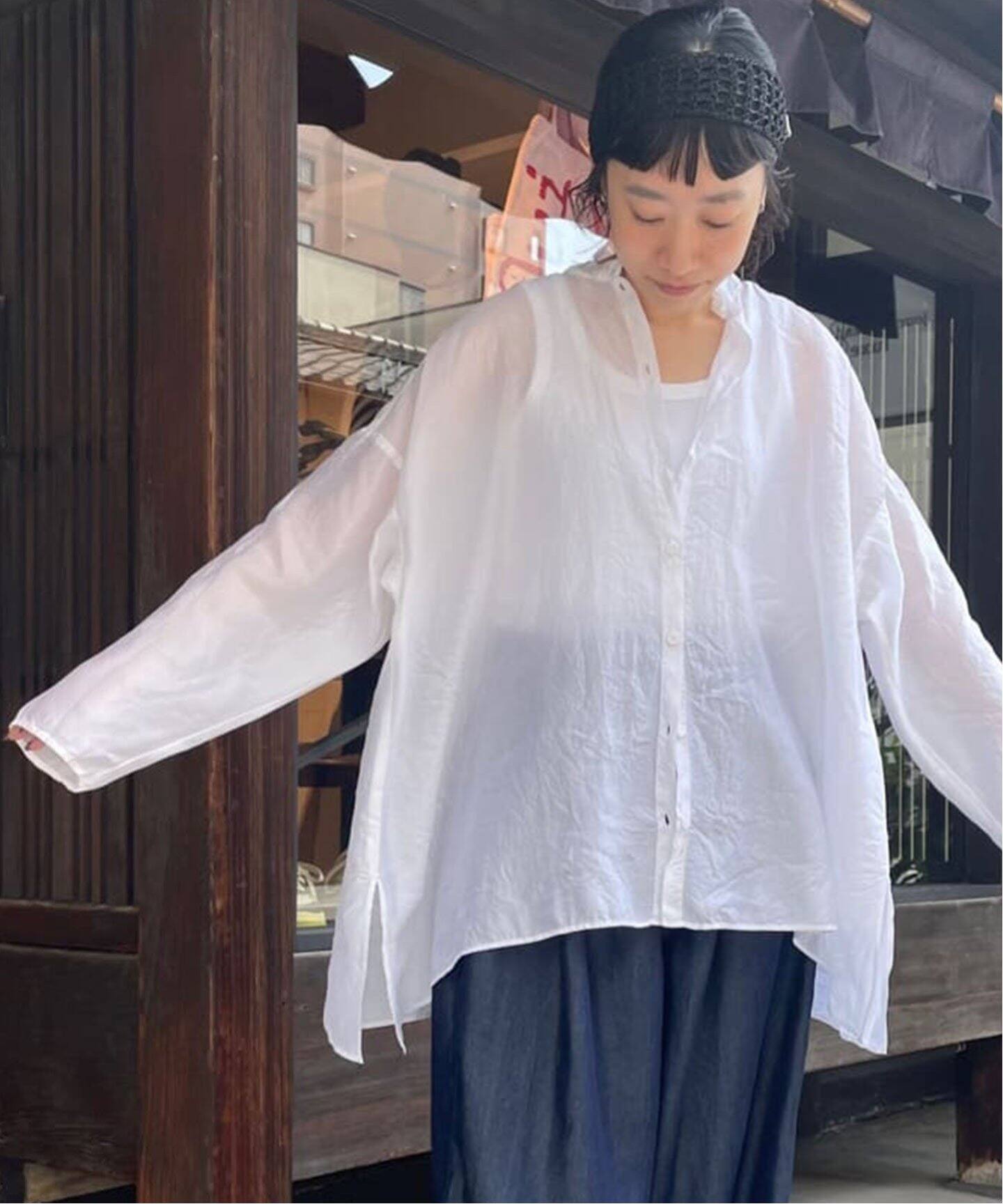 MANUELLE GUIBAL 】SHIRT MAO SHYLK（シャツ／ブラウス）｜journal 