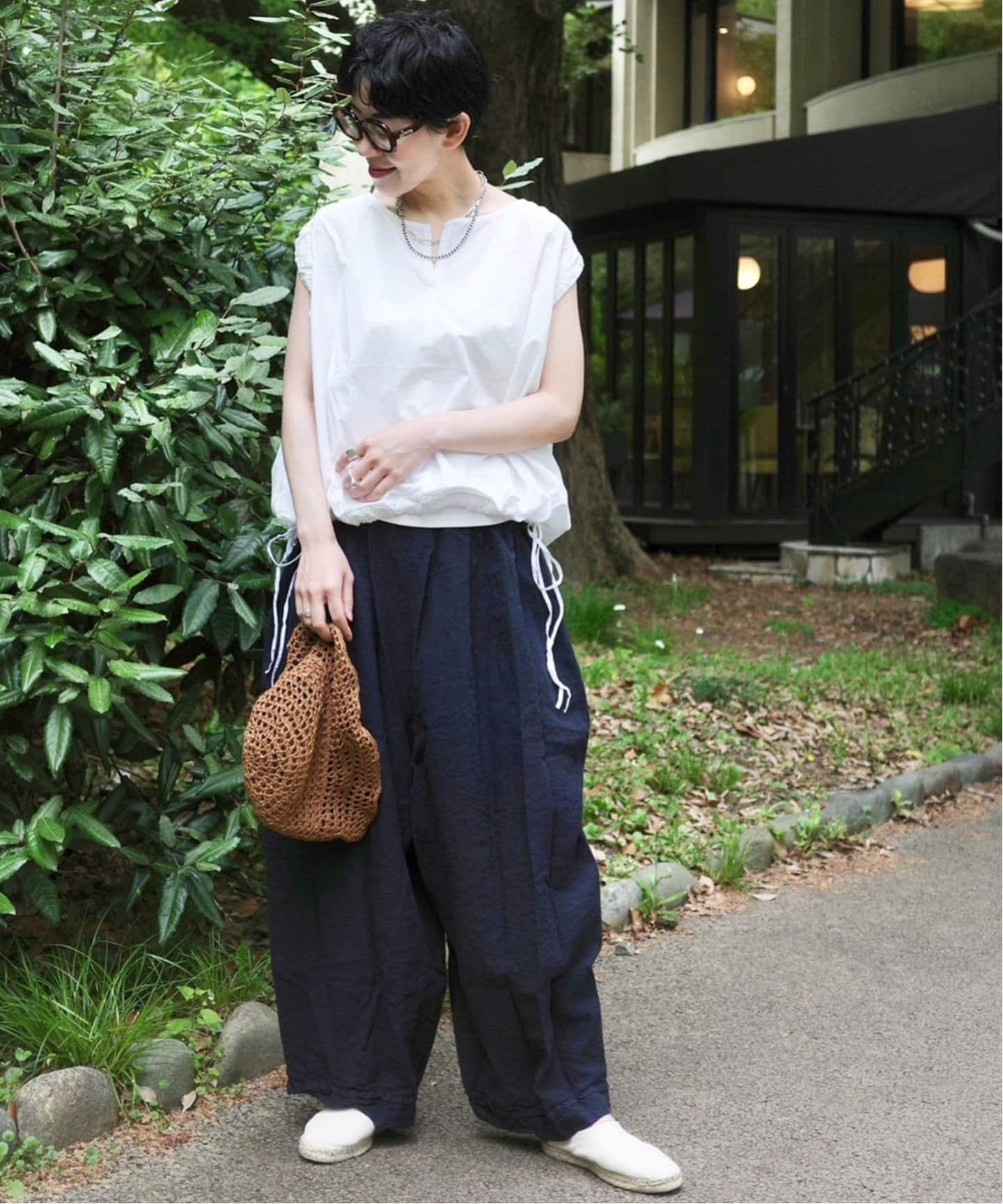 MANUELLE GUIBAL 】 TANK TOP FROU-FROU（シャツ／ブラウス）｜journal
