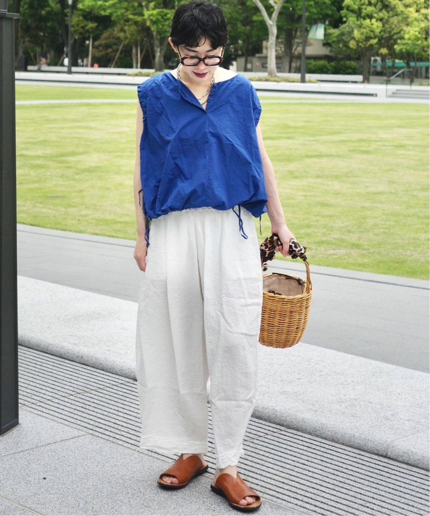 MANUELLE GUIBAL 】 TANK TOP FROU-FROU（シャツ／ブラウス）｜journal