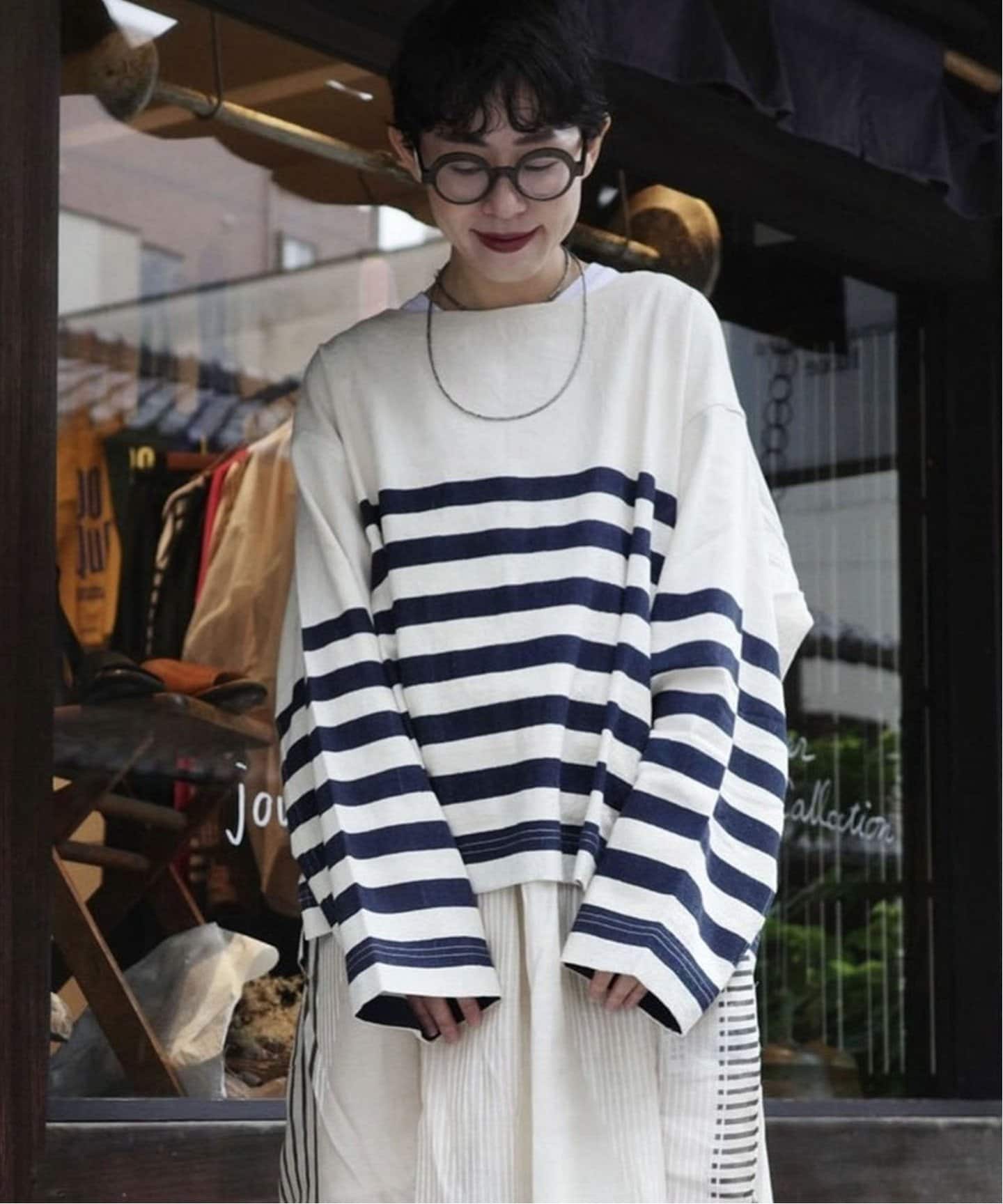 NYMANE 】 STRIPE PULL（シャツ／ブラウス）｜journal standard