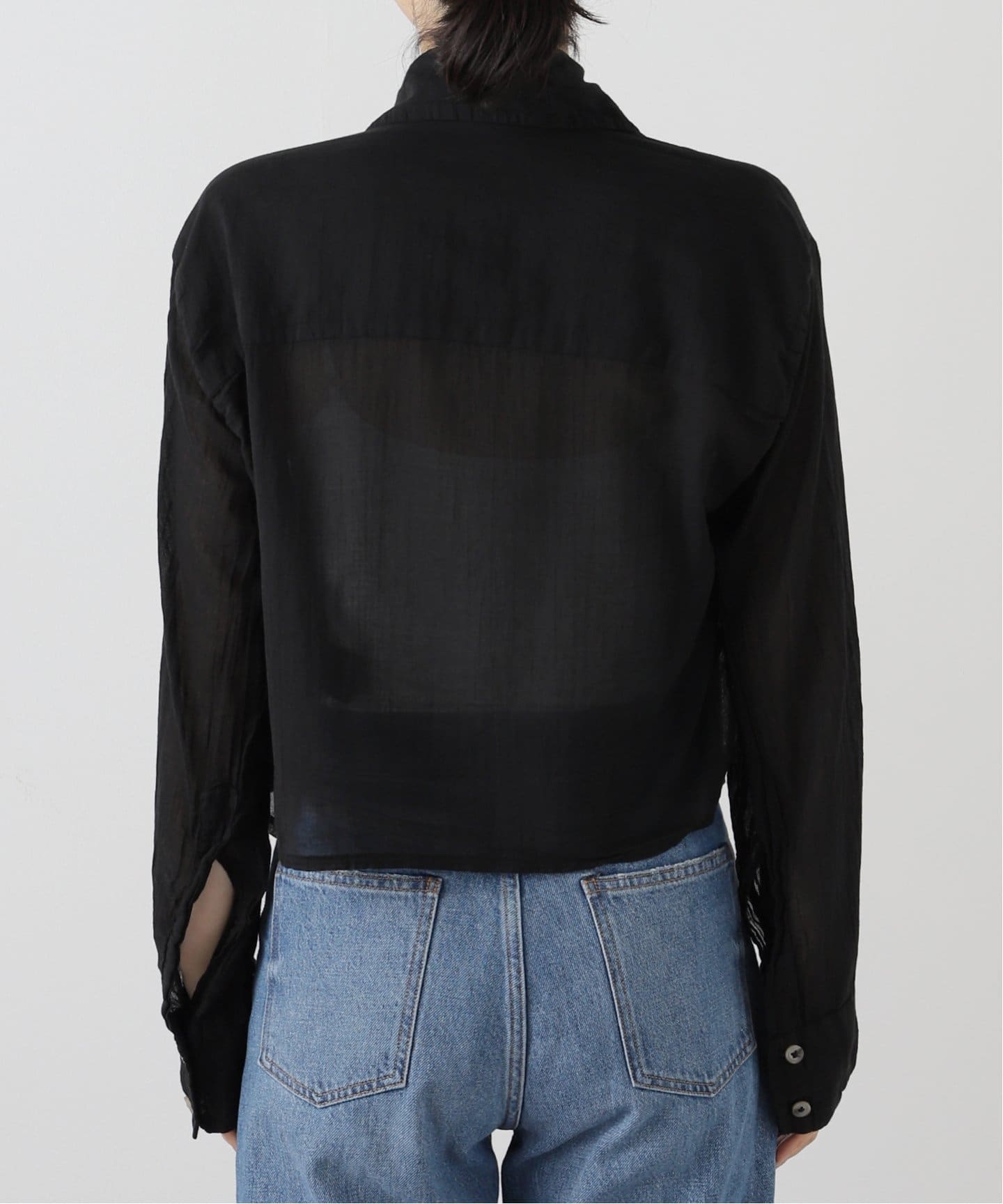 Journal Standard luxe　バンドカラー長袖シャツブラウス　白 JOURNAL STANDARD LUXE シャツ ブラウス OX ダッチカラーシャツ