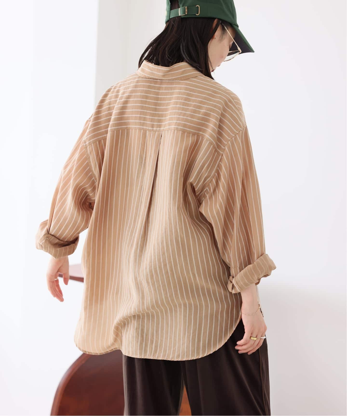 JOURNAL STANDARD relume - ジャーナルスタンダードレリューム　ストライプ長袖ブラウス JOURNAL STANDARD relume（ジャーナルスタンダード レリューム