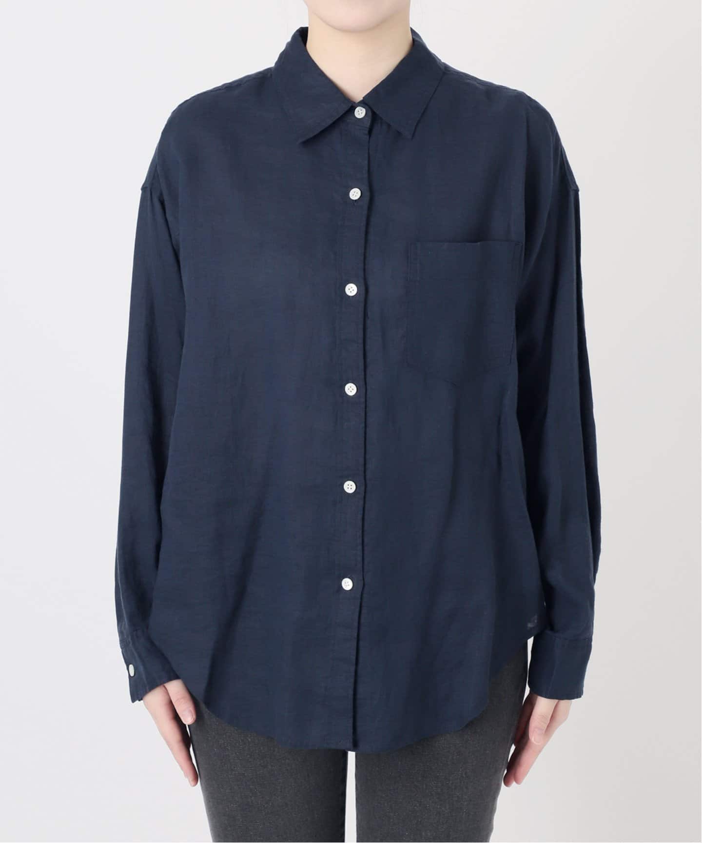 journal standard luxe リネンオーバーサイズブラウス JOURNAL STANDARD relume ブラウス シャツ 手洗い可 / カラー