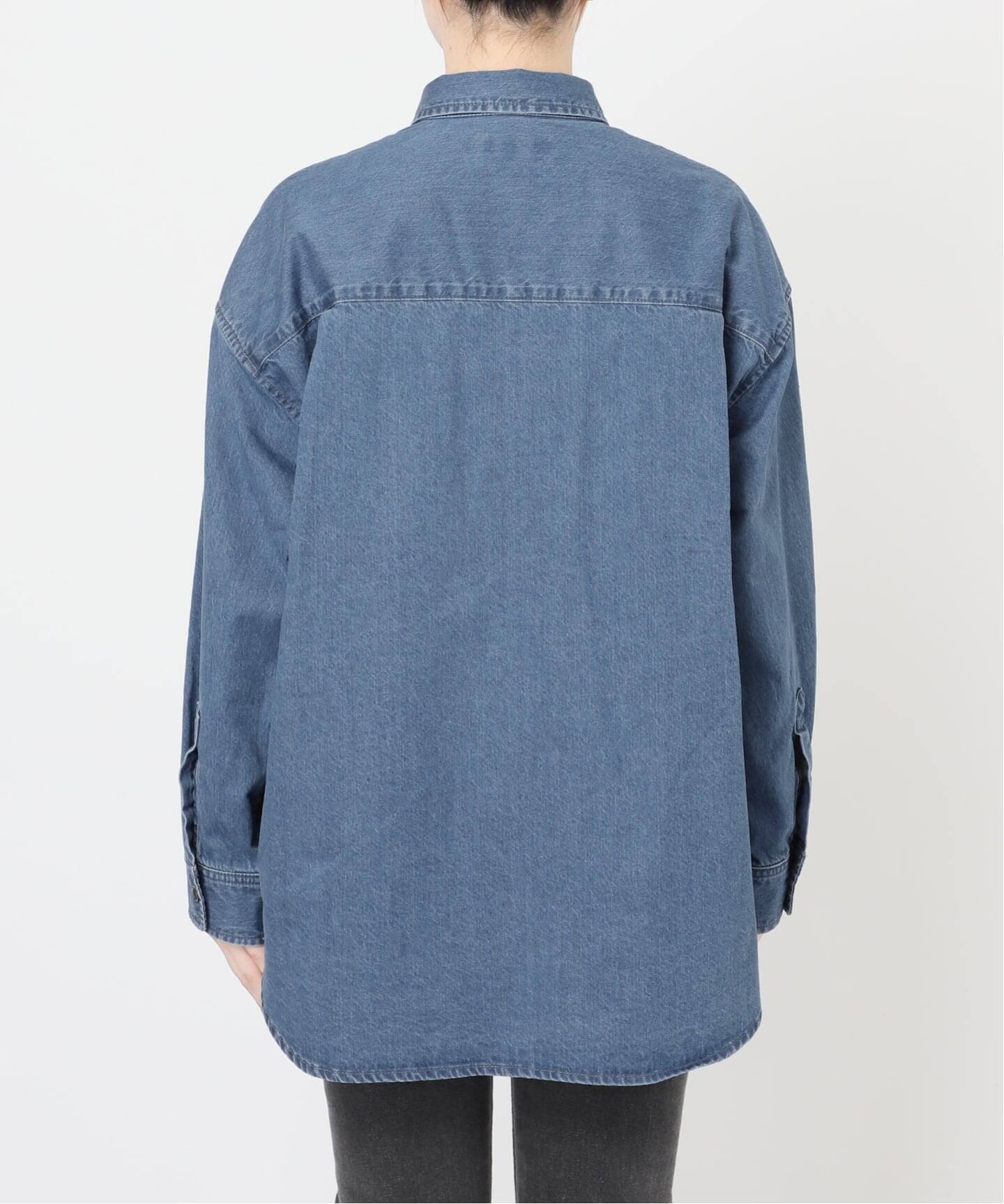 25AW新作］デニムオーバーサイズシャツ（シャツ／ブラウス