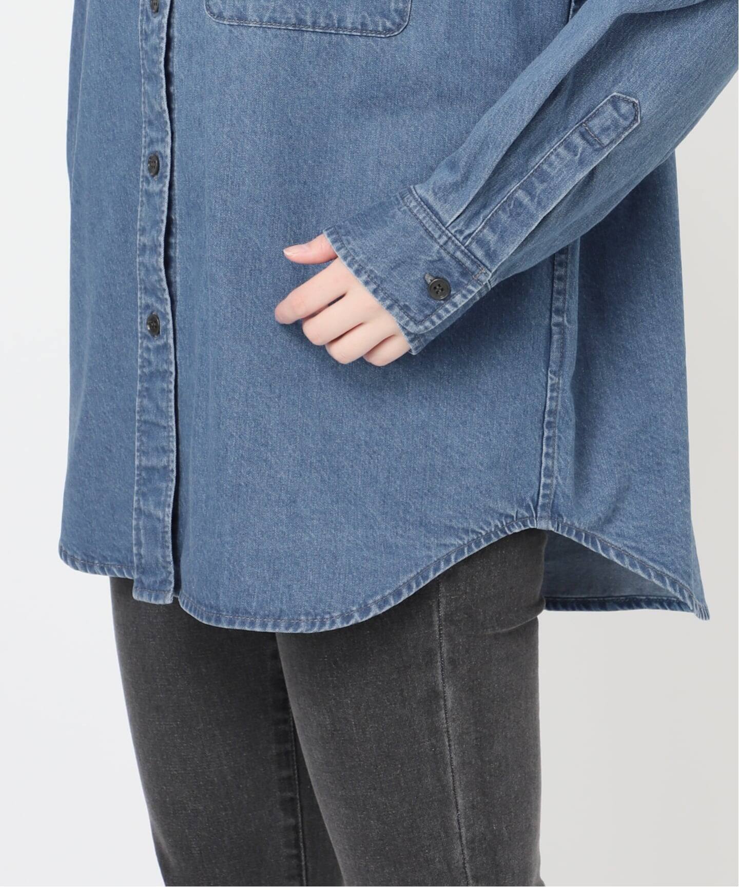 25AW新作］デニムオーバーサイズシャツ（シャツ／ブラウス