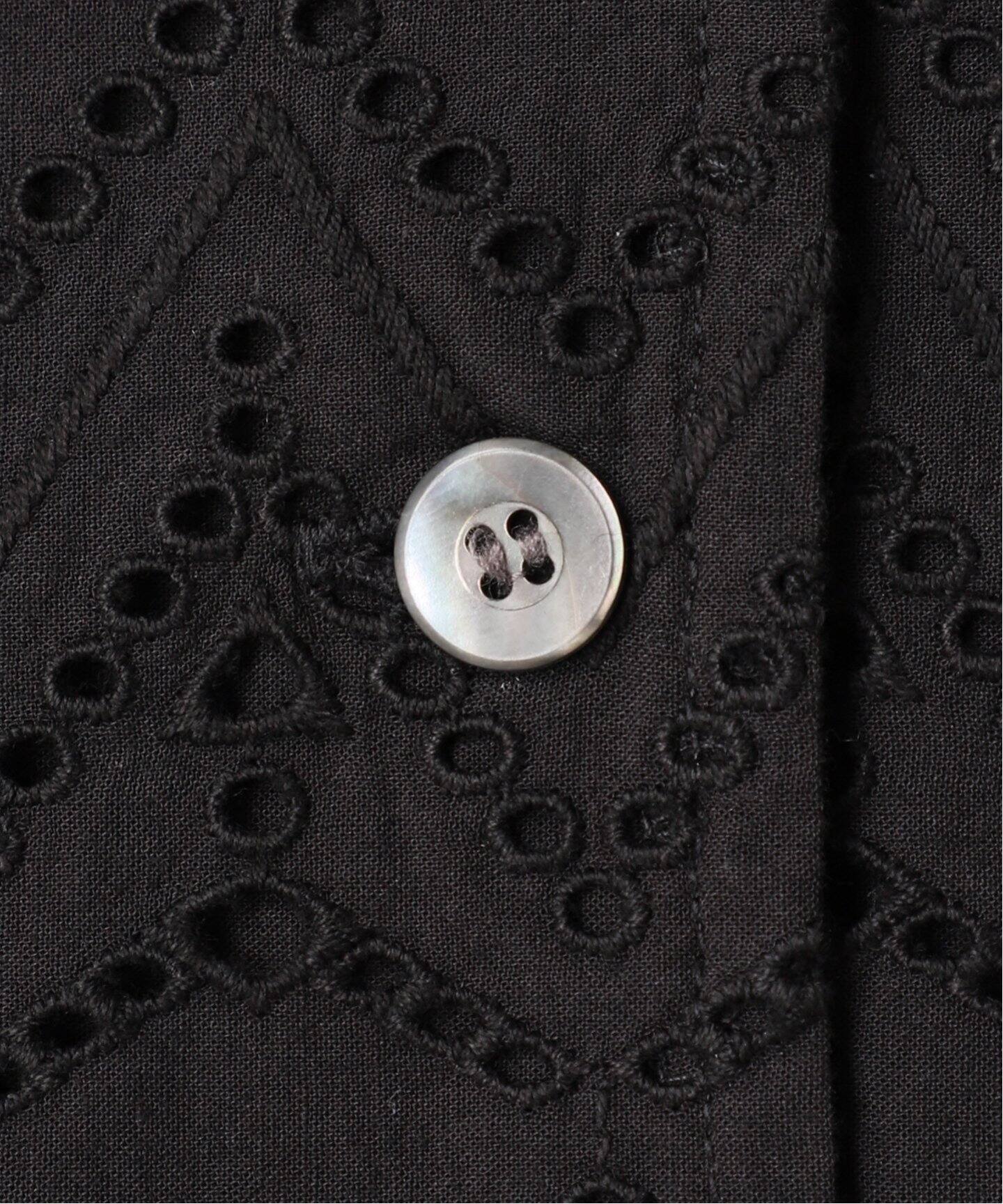 ジャーナルスタンダードレリューム コットンカットワーク 刺繍開襟シャツ 追加》コットンカットワーク刺繍開襟シャツ（シャツ/ブラウス
