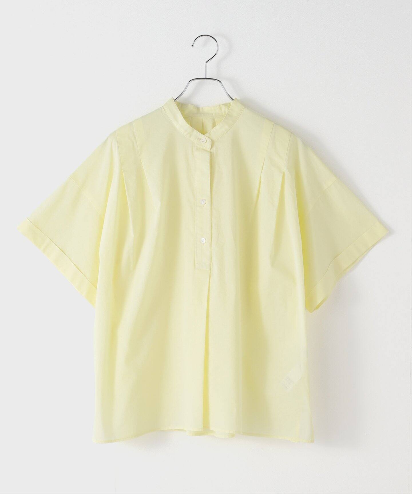 コットンボイルタックワイドプルオーバー（シャツ／ブラウス