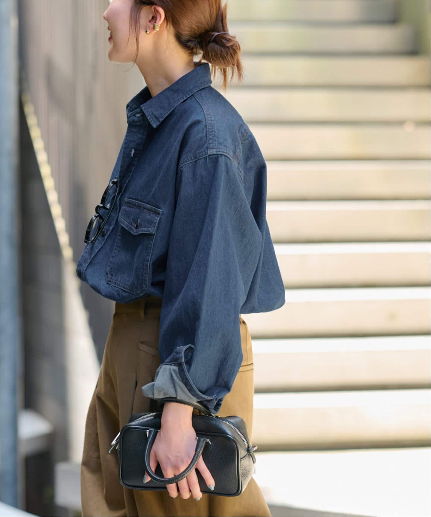 追加2》9oz デニムワークシャツ（シャツ／ブラウス）｜JOURNAL