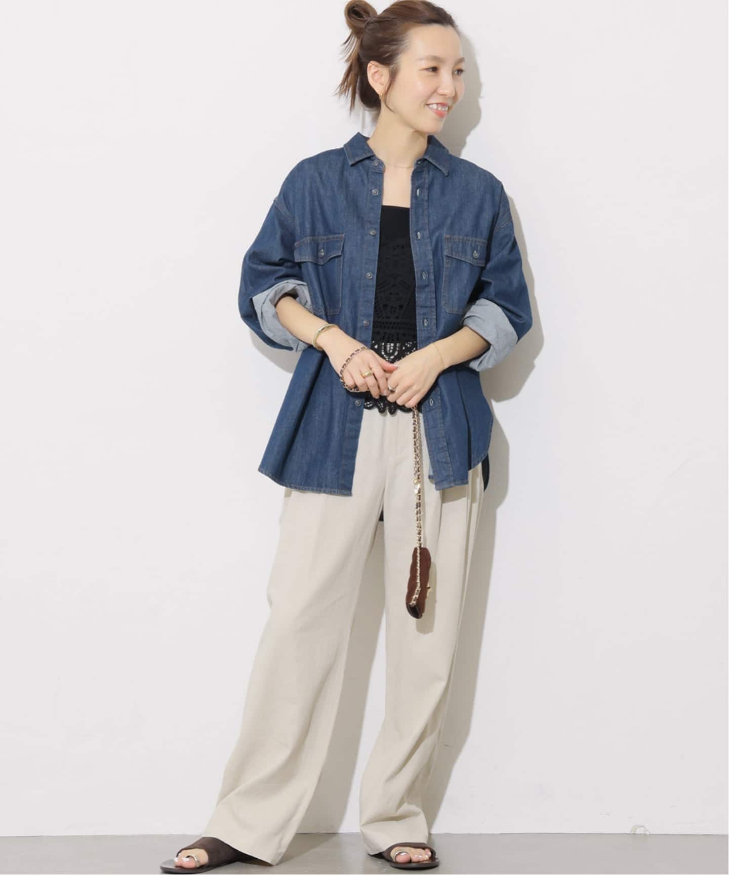 追加3》9oz デニムワークシャツ（シャツ／ブラウス）｜JOURNAL