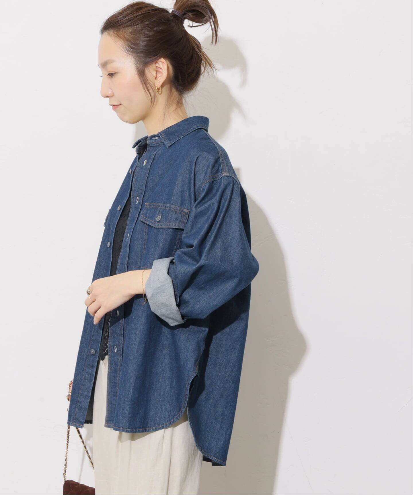 追加3》9oz デニムワークシャツ（シャツ／ブラウス）｜JOURNAL
