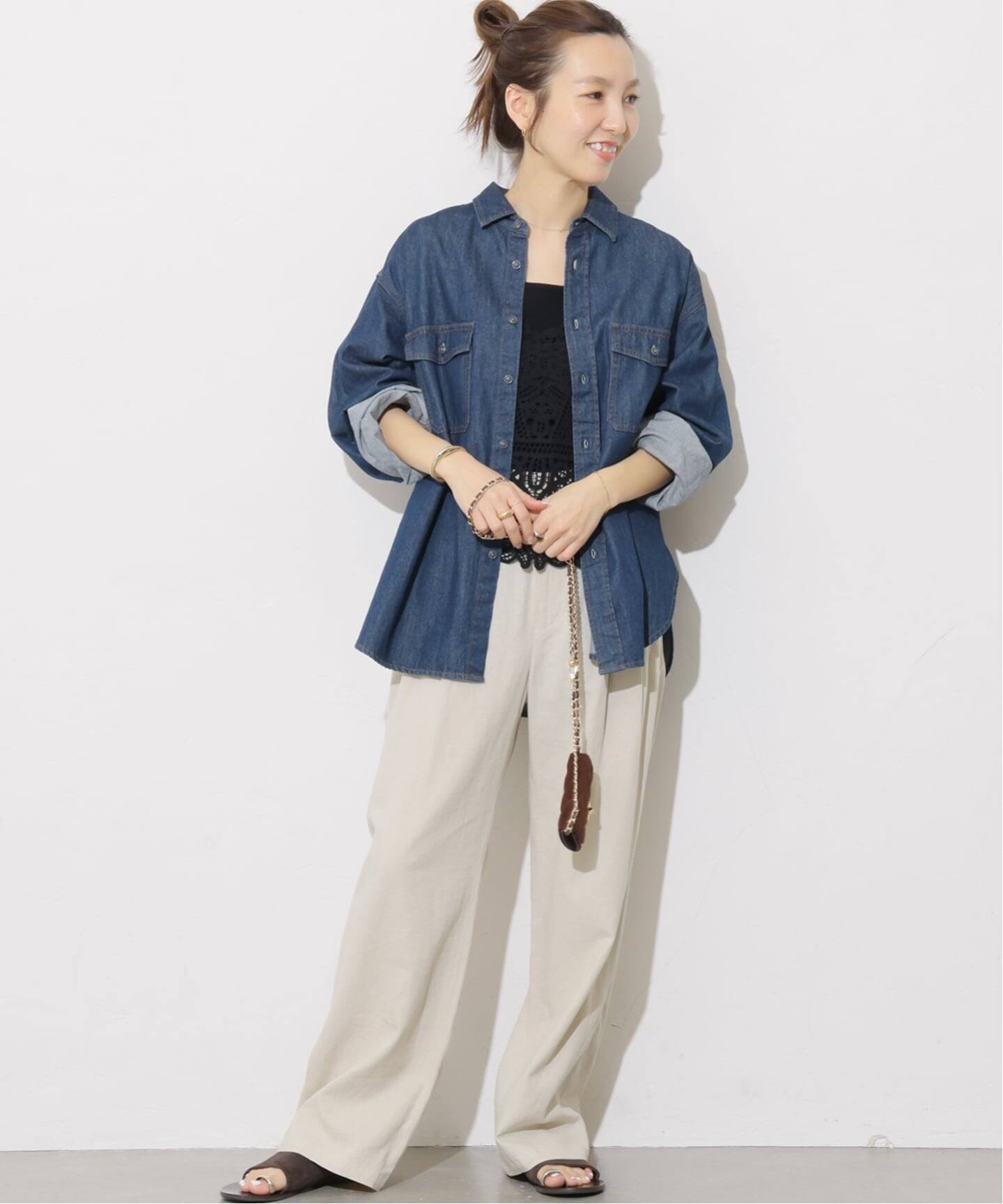 追加4》9oz デニムワークシャツ（シャツ／ブラウス）｜JOURNAL 