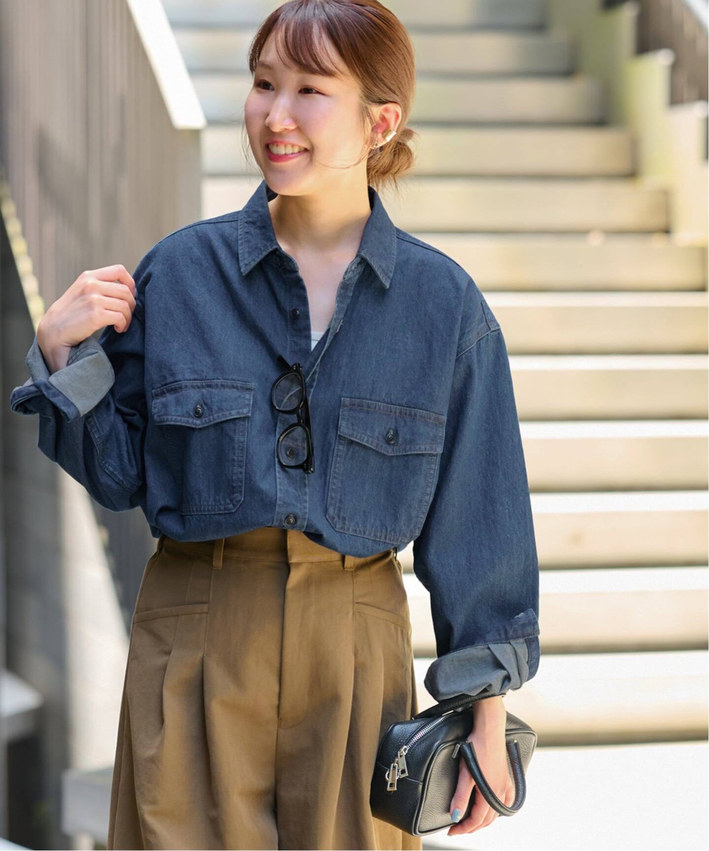 追加4》9oz デニムワークシャツ（シャツ／ブラウス）｜JOURNAL