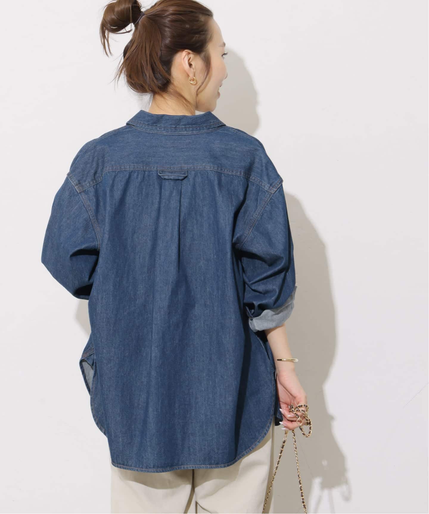 追加5》9oz デニムワークシャツ（シャツ／ブラウス）｜JOURNAL
